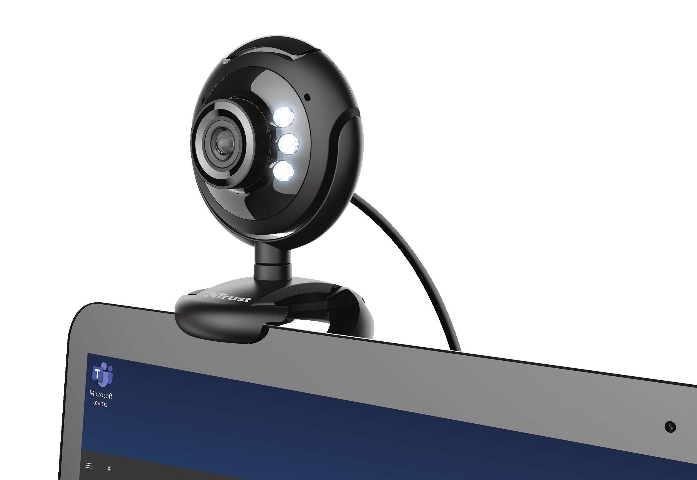 521ad158ee0231c69663037de57ab83f Trust SpotLight Pro webcam 1.3 MP 640 x 480 pixels USB 2.0 Black
