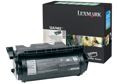 Lexmark 12A7612 Toner cartridge black high-capacity remanufactured, 21.000 pages/5% for Lexmark T 630/632