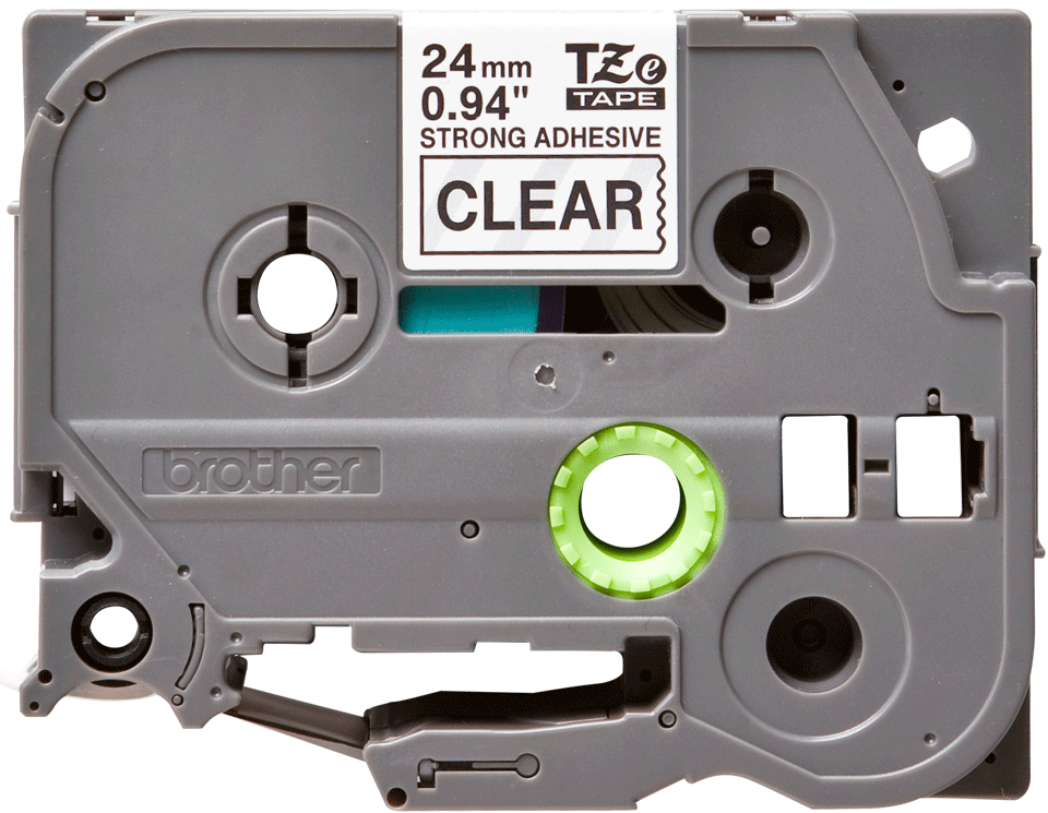 Brother TZE-S151 DirectLabel black on Transparent extra strong 24mm x 8m for Brother P-Touch TZ 3.5-24mm/HSE/36mm/6-24mm/6-36mm