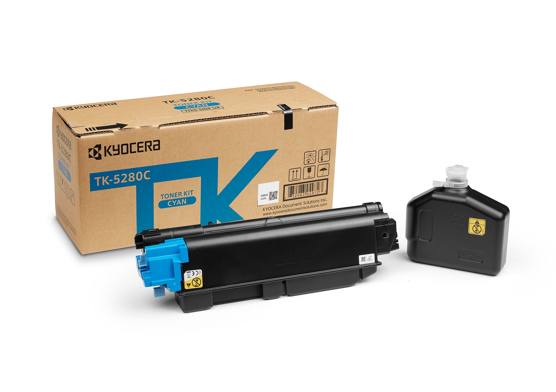 Kyocera 1T02TWCNL0/TK-5280C Toner-kit cyan, 11.000 pages ISO/IEC 19752 for Kyocera P 6235