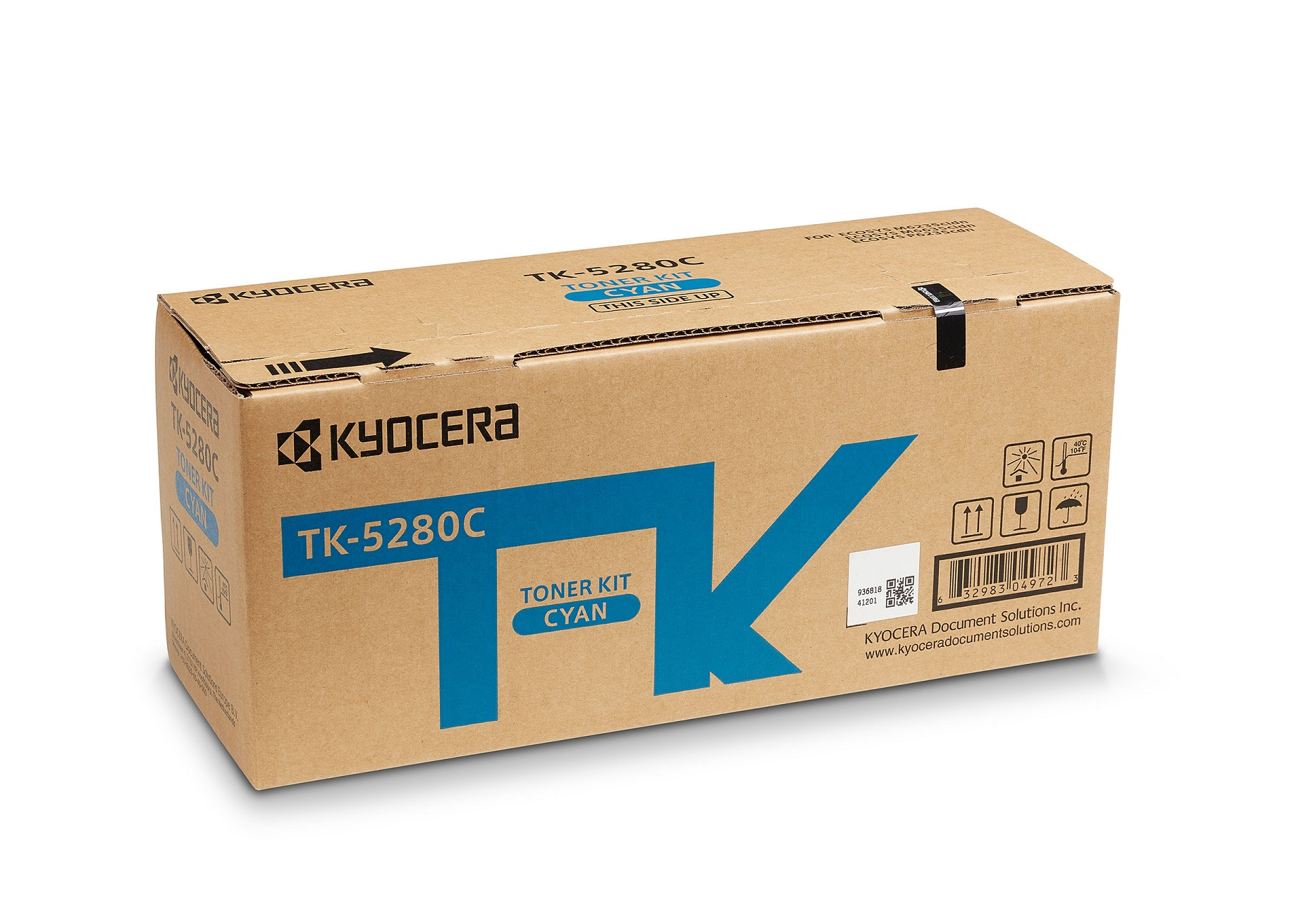 Kyocera 1T02TWCNL0/TK-5280C Toner-kit cyan, 11.000 pages ISO/IEC 19752 for Kyocera P 6235