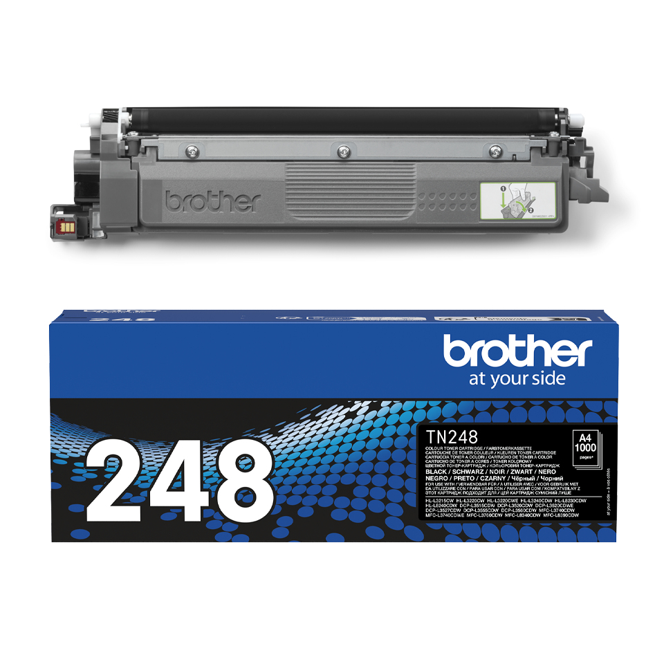 Brother TN-248BK Toner-kit black, 1.000 pages ISO/IEC 19752 for Brother DCP-L 3500/HL-L 8200