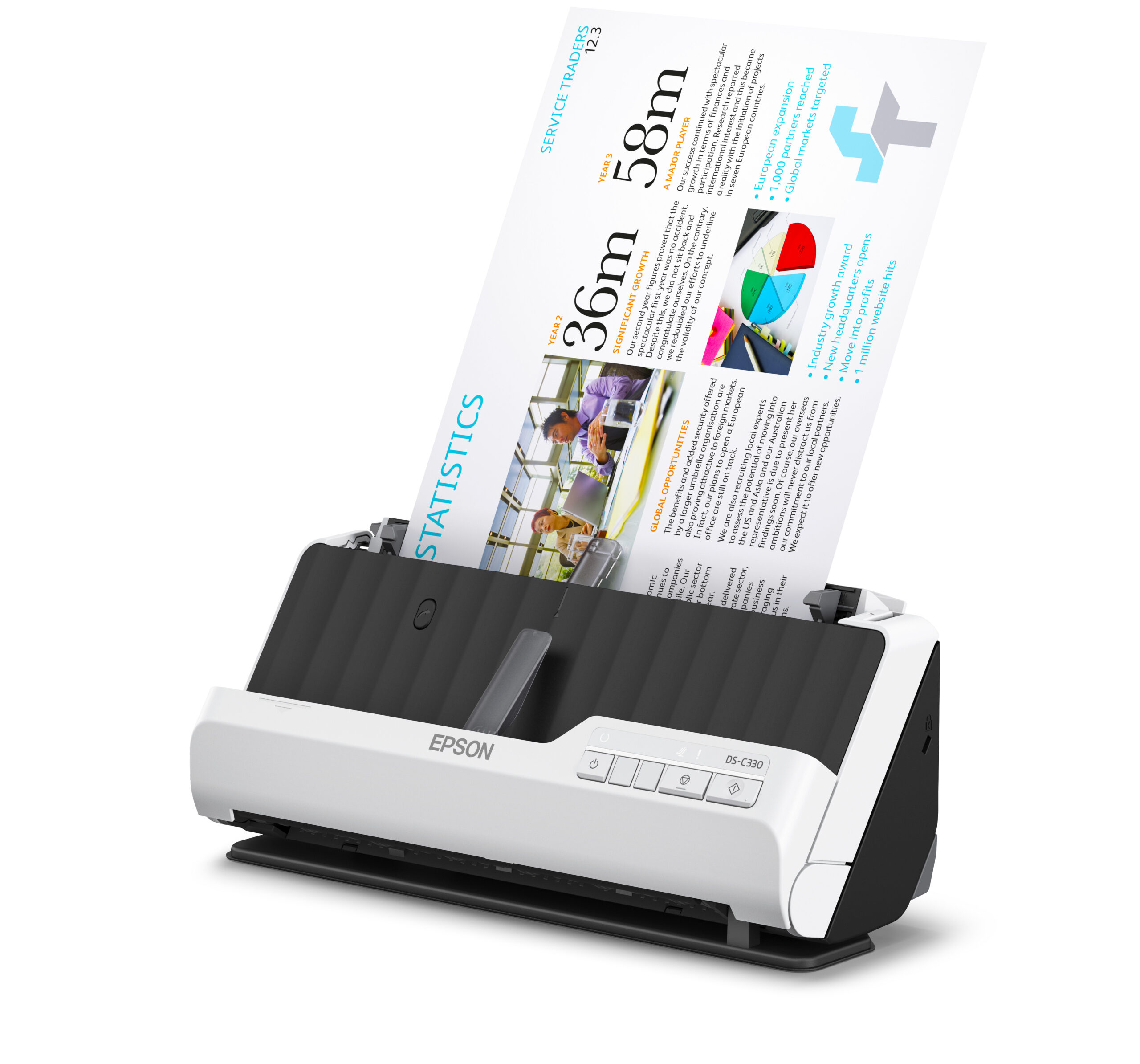 5453d62dc090e4b1256772104c49551e Epson DS-C330 ADF + Sheet-fed scanner 600 x 600 DPI A4 Black, White