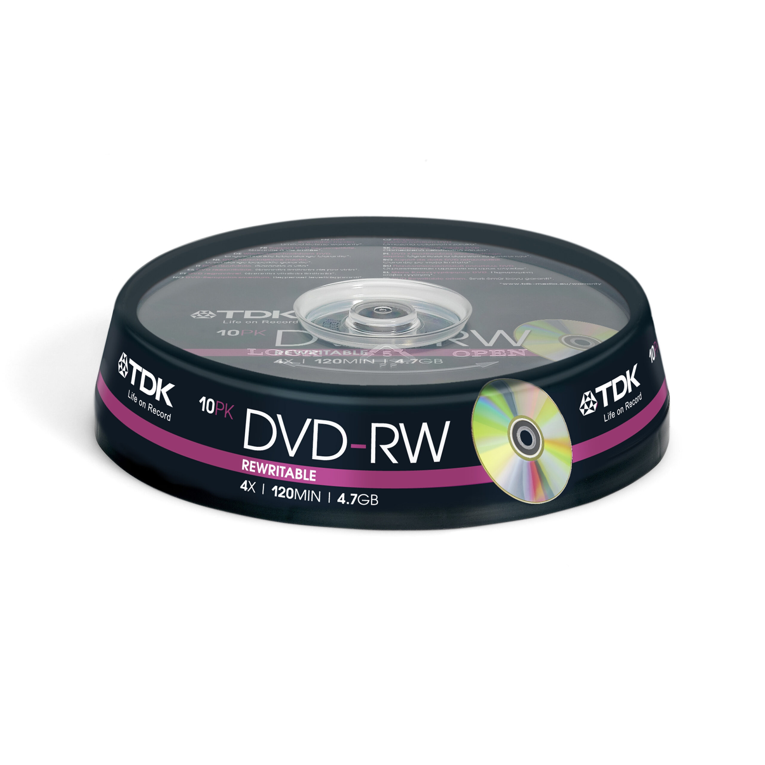 5625896-8671 TDK 10 x DVD-RW 4.7GB 10 pc(s)