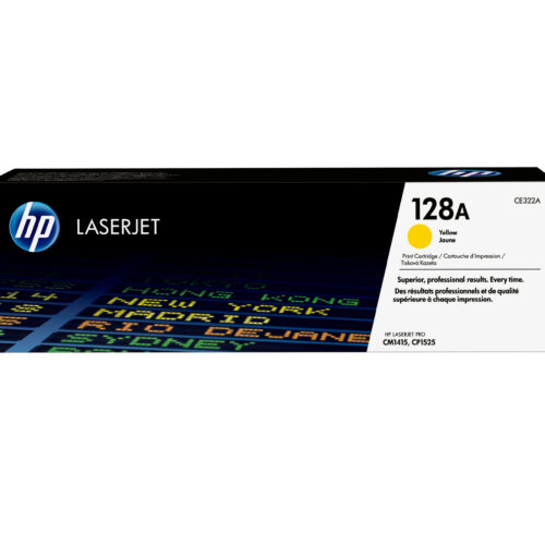 HP CE322A/128A Toner yellow, 1.300 pages ISO/IEC 19798 for HP LJ Pro CP 1525
