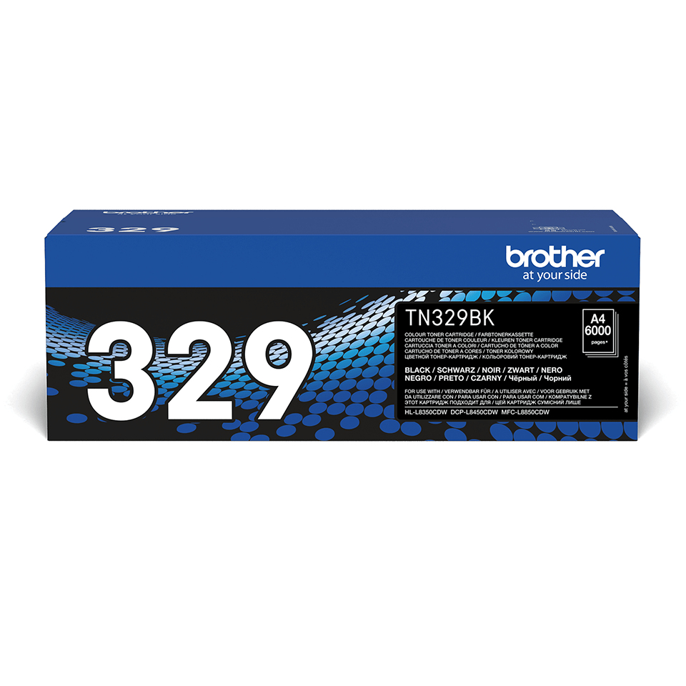Brother TN-329BK Toner-kit black extra High-Capacity, 6.000 pages ISO/IEC 19798 for Brother DCP-L 8450