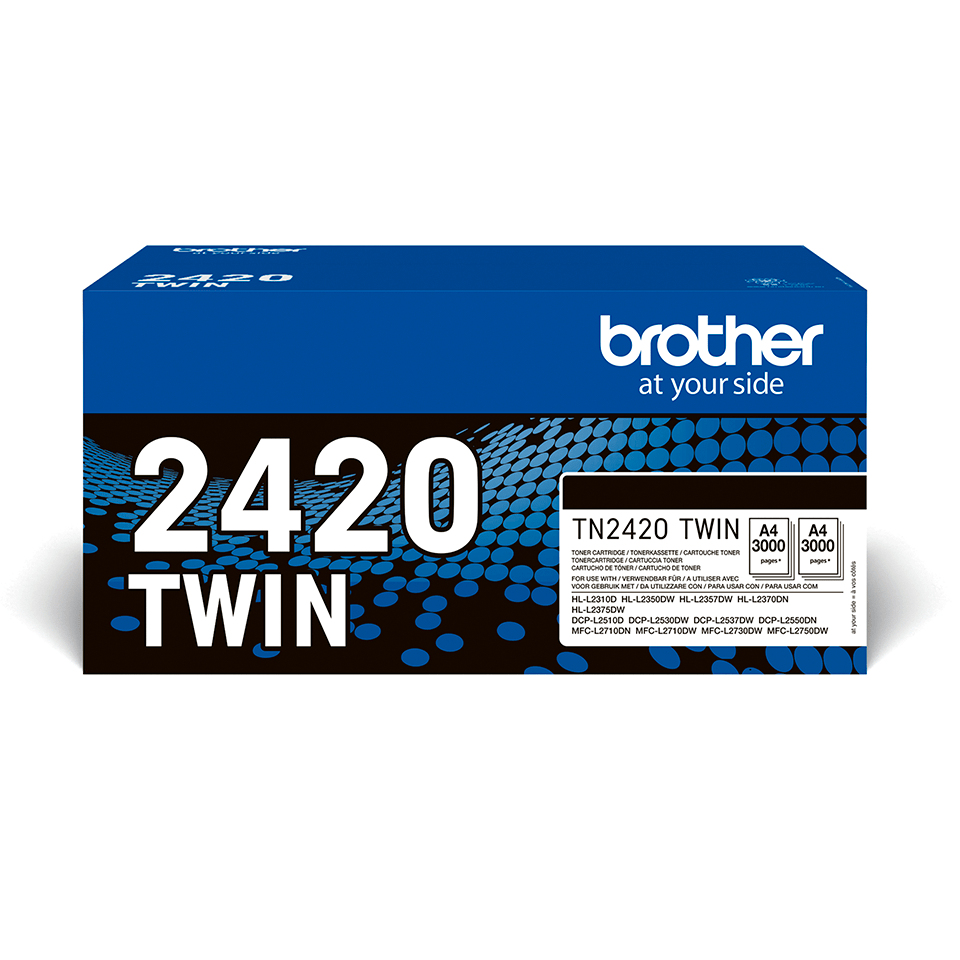 5774abd67a23937b04c320614baaa6bb4406e647 Brother TN-2420TWIN Toner-kit twin pack, 2x3.000 pages ISO/IEC 19752 Pack=2 for Brother HL-L 2310