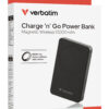Verbatim Charge ´n´ Go Essentials Magnetic Wireless Power Bank 10000 mAh Black