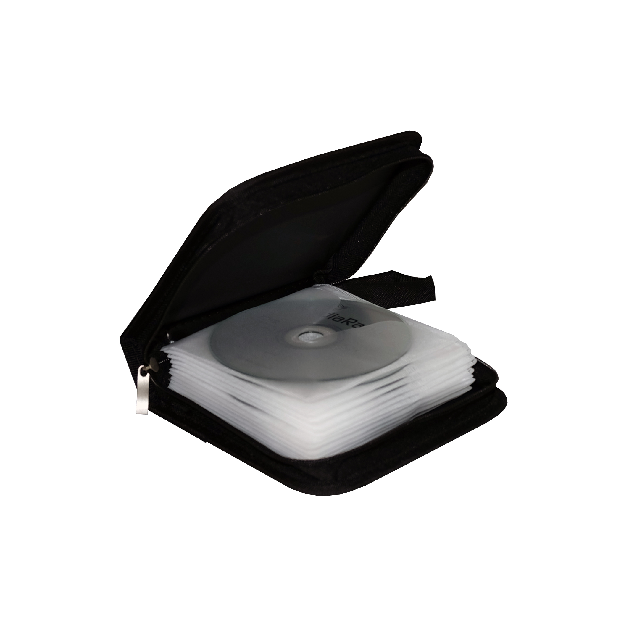 MediaRange BOX50 optical disc case Wallet case 24 discs Black