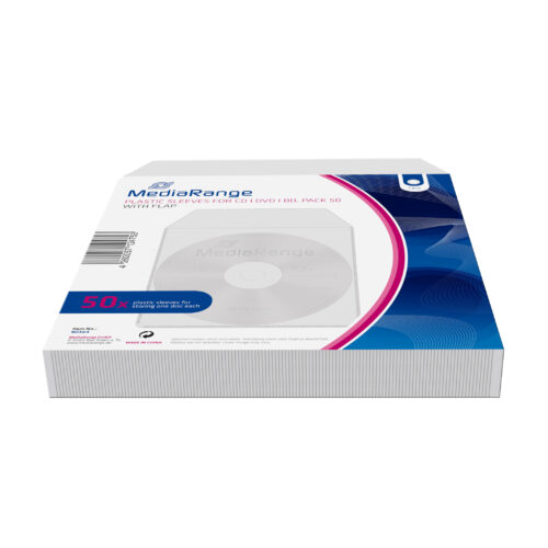 5814727_6919466063 MediaRange BOX64 optical disc case Sleeve case 1 discs Grey