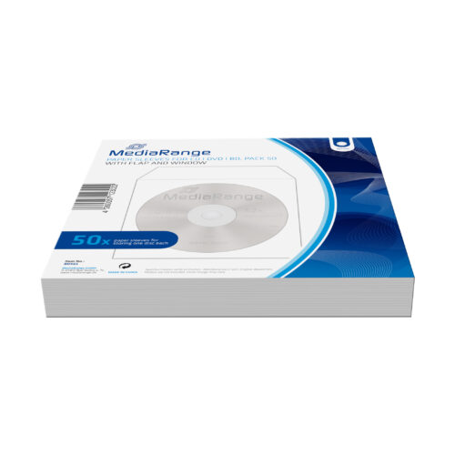5814733_9494245122 MediaRange BOX65 optical disc case Sleeve case 1 discs White