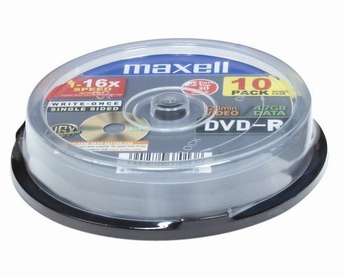584220-8187 Maxell DVD-R 4,7GB 16X 10-Pack 4.7 GB 10 pc(s)