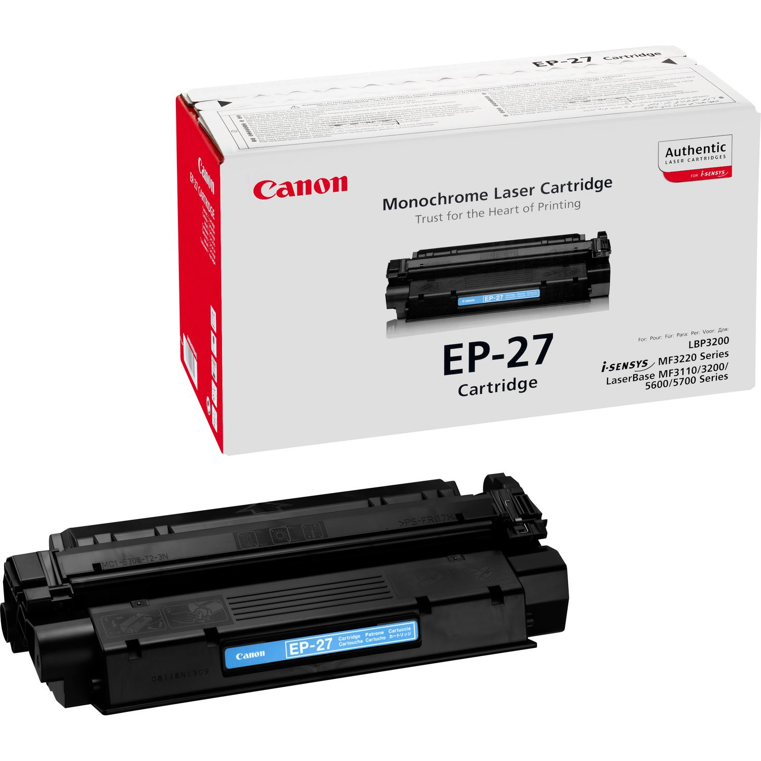 Canon 8489A002/EP-27 Toner cartridge black, 2.500 pages/5% for Canon LBP-27