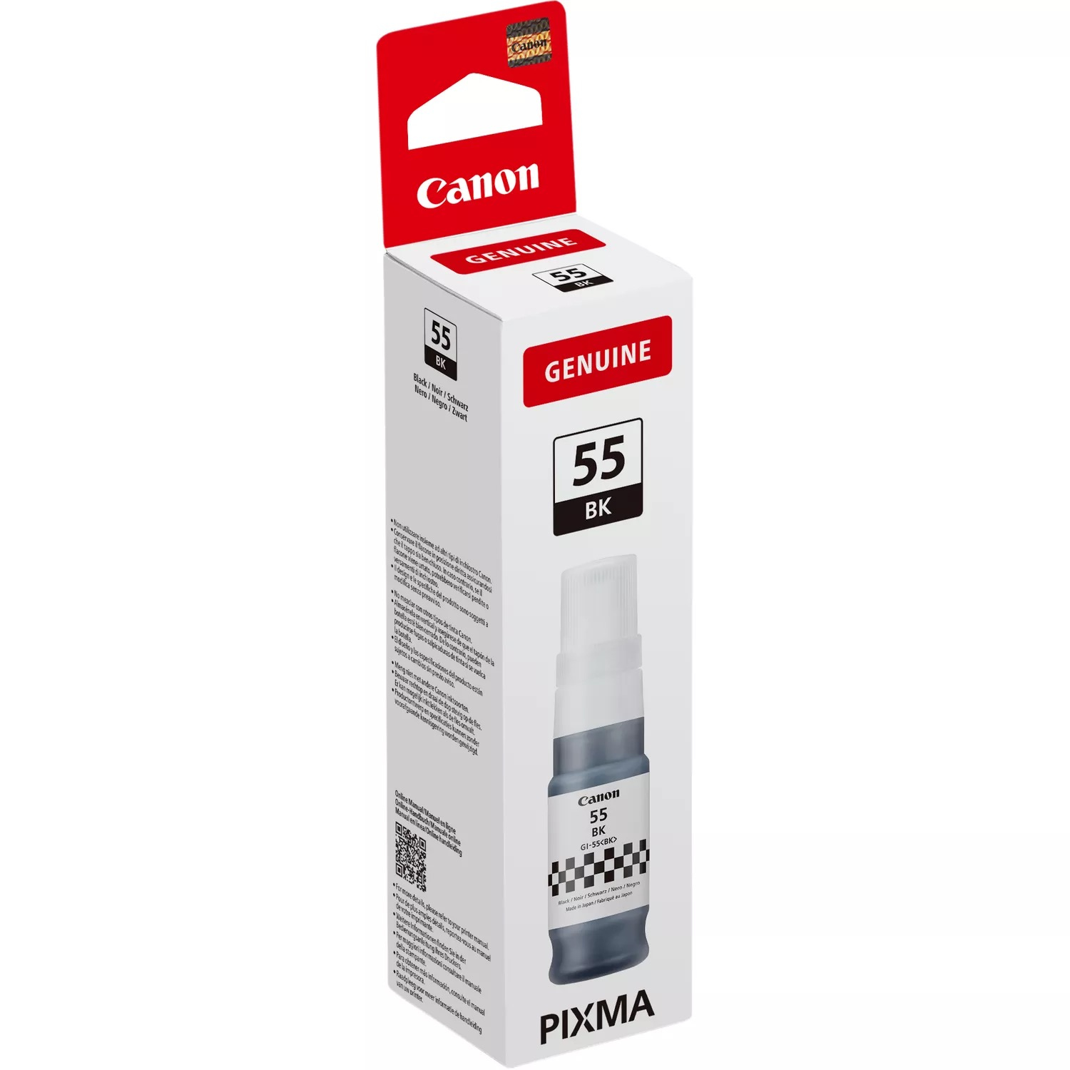 58ad65fdf58c33404446edbc75691a96 Canon 6292C001/GI-55BK Ink bottle black, 3.000 pages ISO/IEC 19752 70ml for Canon Maxify GX 1050