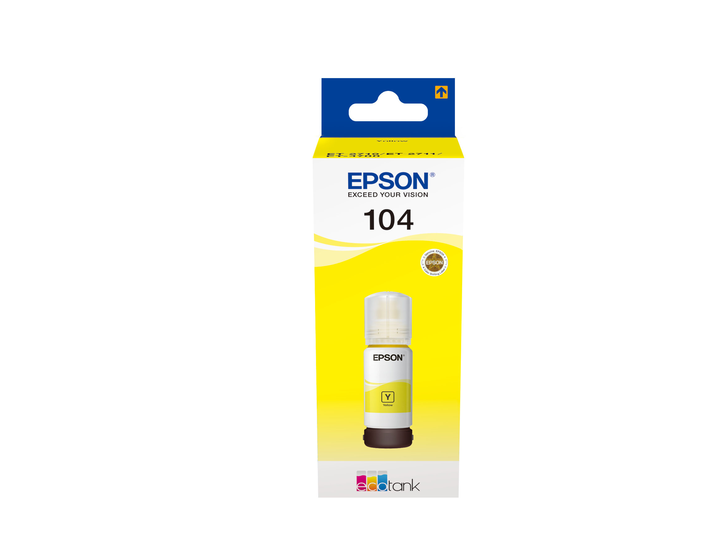 Epson C13T00P440/104 Ink bottle yellow, 7.500 pages 65ml for Epson ET-2810/2830/4700