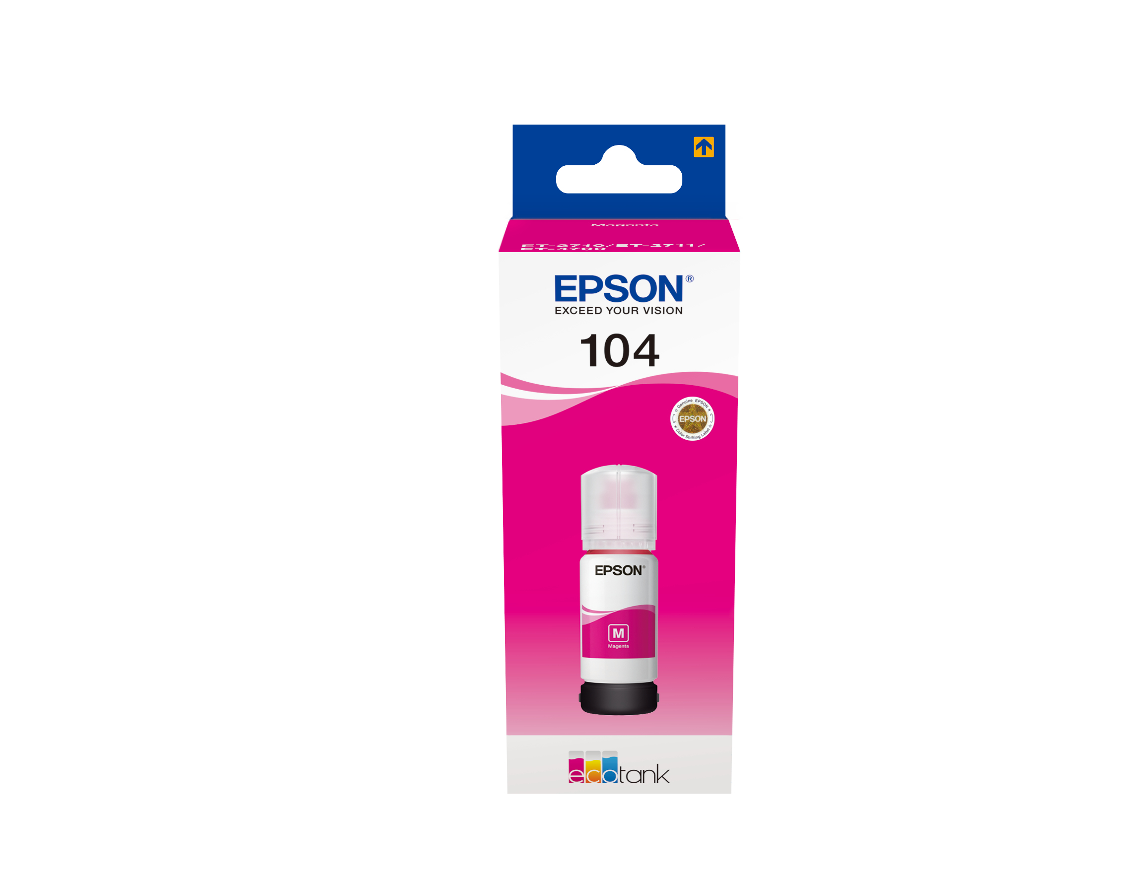 Epson C13T00P340/104 Ink bottle magenta, 7.500 pages 65ml for Epson ET-2810/2830/4700
