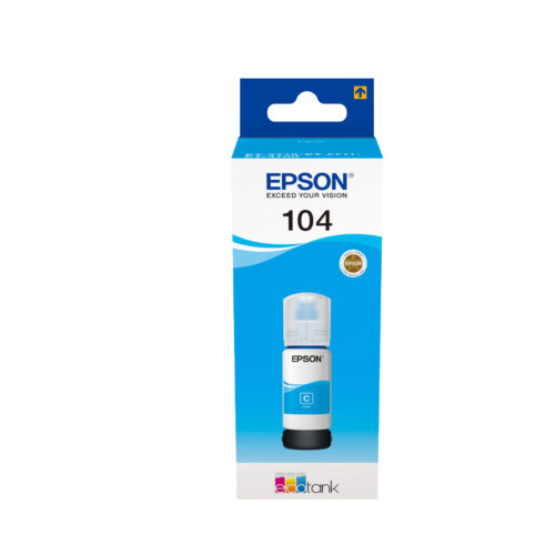 Epson C13T00P240/104 Ink bottle cyan, 7.500 pages 65ml for Epson ET-2810/2830/4700