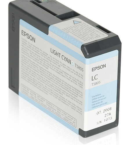 Epson C13T580500/T5805 Ink cartridge light cyan 80ml for Epson Stylus Pro 3800/3880