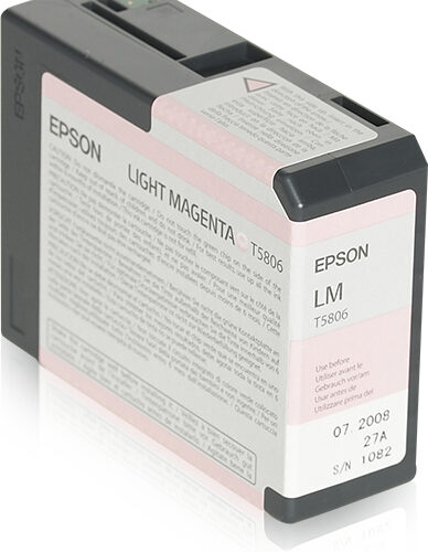 Epson C13T580600/T5806 Ink cartridge light magenta 80ml for Epson Stylus Pro 3800
