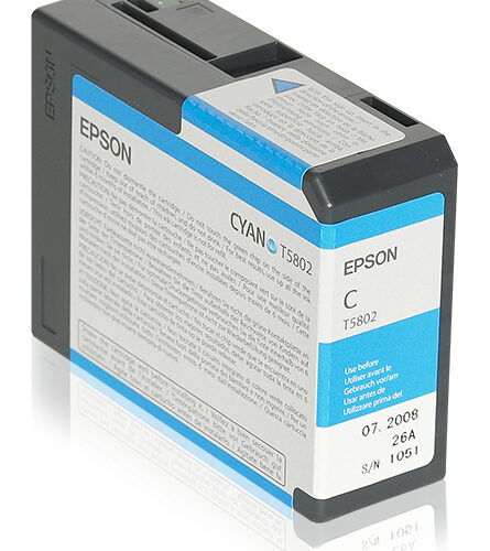 Epson C13T580200/T5802 Ink cartridge cyan 80ml for Epson Stylus Pro 3800/3880