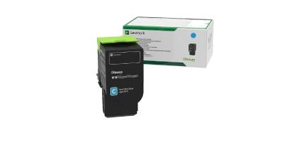 Lexmark 78C20C0 Toner-kit cyan return program, 1.400 pages for Lexmark CS 421/622/CX 522/CX 622