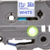 59f220cc63dddb51e26e47bd6fe451fc75ee4533 Brother TZE-253 DirectLabel blue on white Laminat 24mm x 8m for Brother P-Touch TZ 3.5-24mm/HSE/36mm/6-24mm/6-36mm