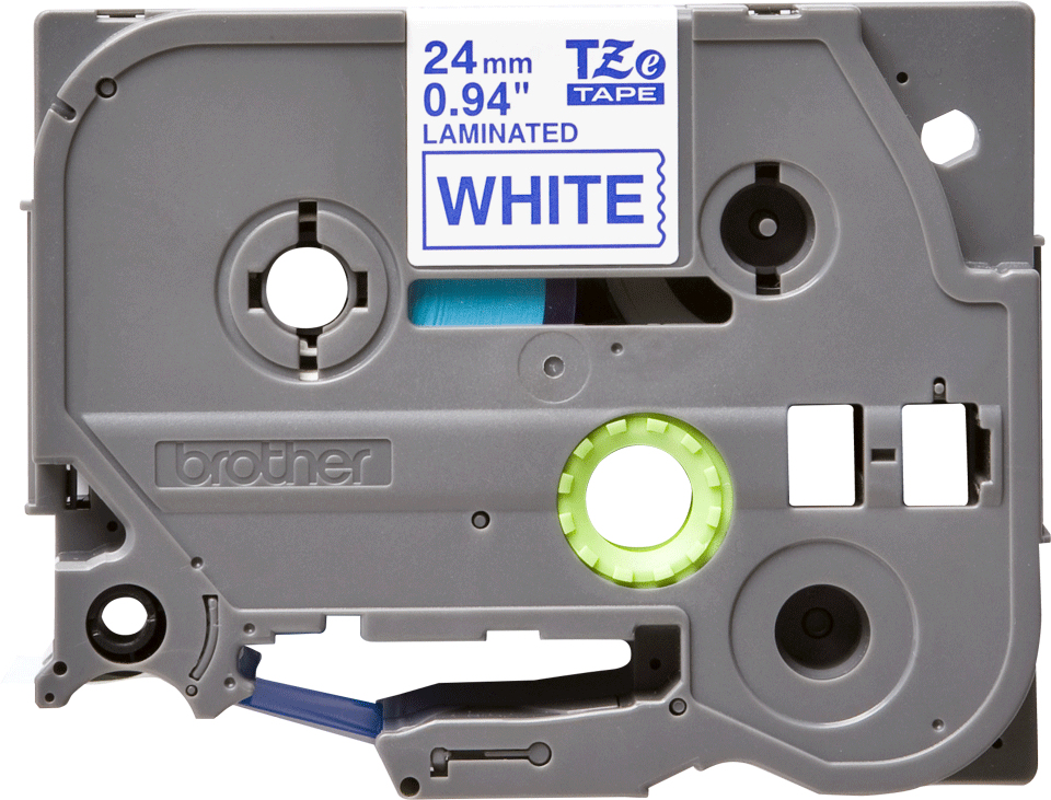 59f220cc63dddb51e26e47bd6fe451fc75ee4533 Brother TZE-253 DirectLabel blue on white Laminat 24mm x 8m for Brother P-Touch TZ 3.5-24mm/HSE/36mm/6-24mm/6-36mm