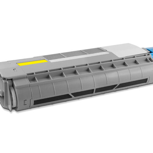 PrintMate OKI 46507505, remanufactured toner, Yellow 6000p