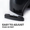 5a375d1c10e8efe8ac91f91d77f1fa6ba27a6671 Fellowes Computer Monitor Stand with 3 Height Adjustments - Smart Suites Monitor Riser Plus with Storage Area - Ergonomic Adjustable Monitor Stand for Computers - Max Weight 10KG/Max Size 21" - Black