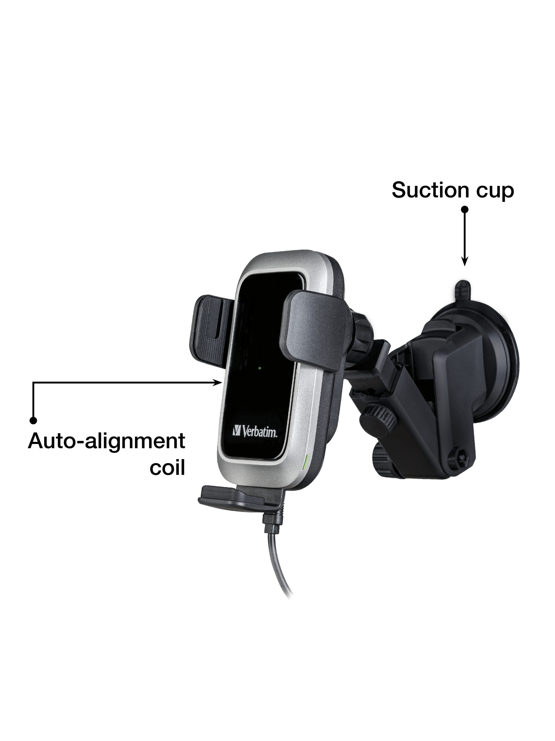 5ab9711c0f912ae27cc908f39e9e79c3 Verbatim FWC-03 Pro Qi Fast Wireless Autoladegerät retail Black