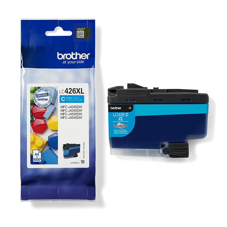 5af7a1da03191d3fd33c3a37d1a29c5a4a52409a Brother LC-426XLC Ink cartridge cyan, 5.000 pages ISO/IEC 19752 for Brother MFC-J 4335