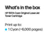 HP CE401A/507A Toner cartridge cyan, 6.000 pages ISO/IEC 19798 for HP LaserJet EP 500