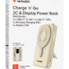 5c8b5e70646c3d4f8eccbb439bb37a22772b7b94 Verbatim Charge´n´Go 2C & Display Power Bank 10000 mAh Gold