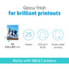 HP Q5456A High-glossy-photopaper 25 sheet DIN A4 250g/m² for InkJet