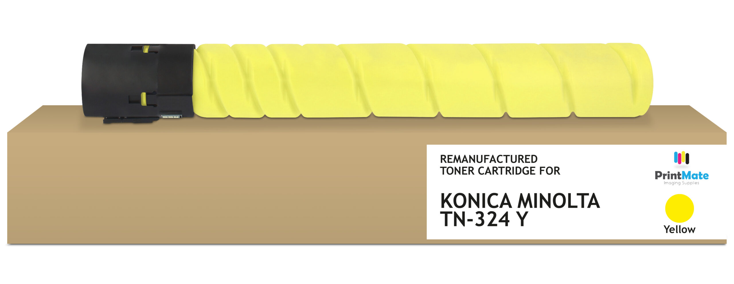 5d36f53253be442f767347734a73fe4532f28387 PrintMate KONICA MINOLTA TN324Y, remanufactured toner, Yellow 26000p