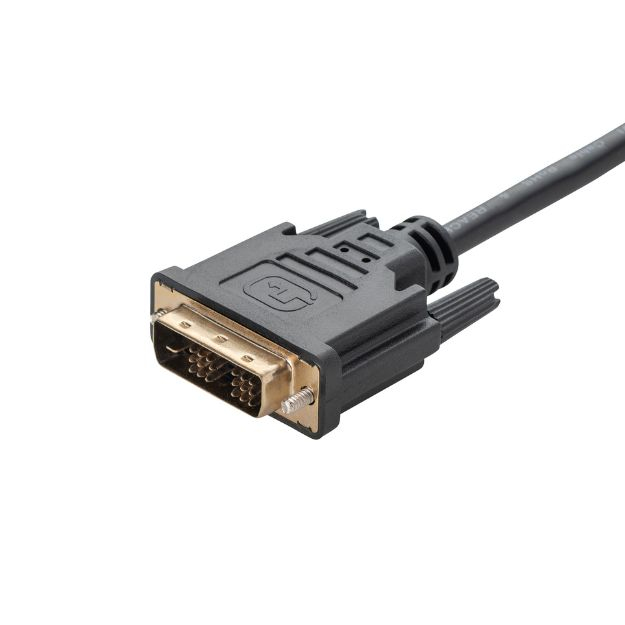 5d669d9f8fa02e0093653c30af23b512e214f893 connektgear 5m DVI-D Monitor Connector Cable - Male to Male - 18+1 Single link