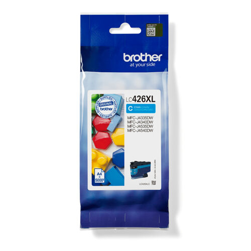 5f946156c5287056911d8c855dfcf53476e49495 Brother LC-426XLC Ink cartridge cyan, 5.000 pages ISO/IEC 19752 for Brother MFC-J 4335