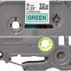 Brother TZE-721 DirectLabel black on green Laminat 9mm x 8m for Brother P-Touch TZ 3.5-18mm/6-12mm/6-18mm/6-24mm/6-36mm