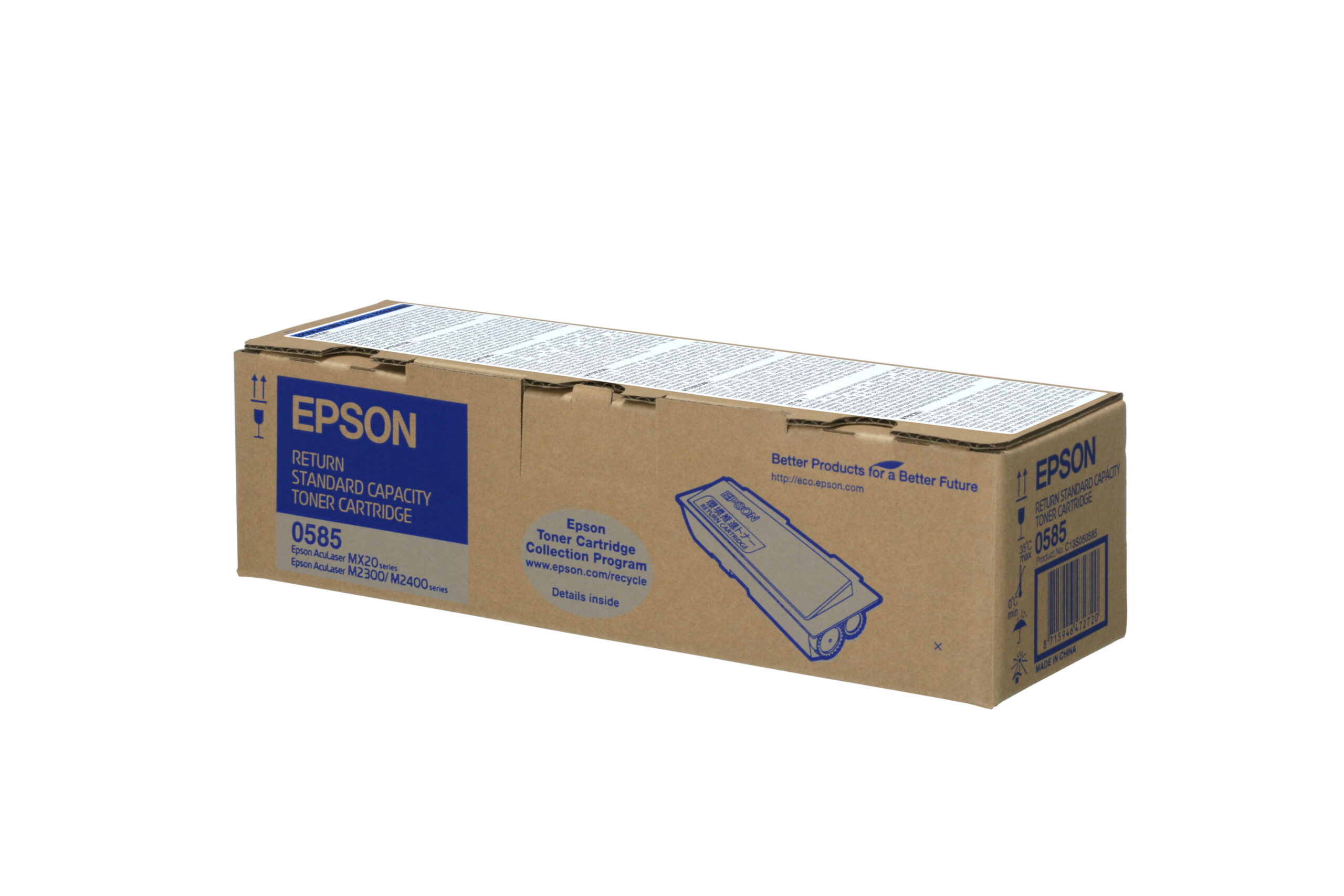 Epson C13S050585/0585 Toner cartridge black return program, 3.000 pages for Epson AcuLaser M 2300/2400