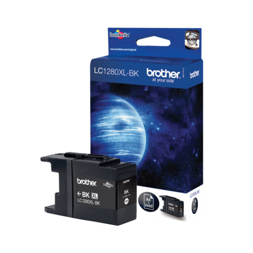 Brother LC-1280XLBK Ink cartridge black high-capacity, 2.400 pages ISO/IEC 24711 for Brother MFC-J 6510