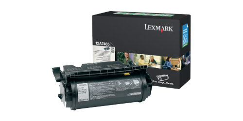 Lexmark 12A7465 Toner cartridge black extra High-Capacity return program, 32.000 pages/5% for Lexmark T 632