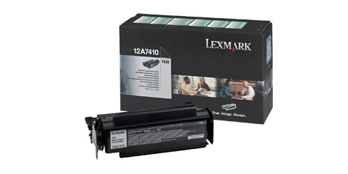 Lexmark 12A7410 Toner cartridge black return program, 5.000 pages/5% for Lexmark T 420