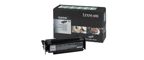 Lexmark 12A7410 Toner cartridge black return program, 5.000 pages/5% for Lexmark T 420