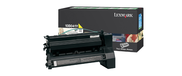 Lexmark 10B041Y Toner cartridge yellow return program, 6.000 pages/5% for Lexmark C 750