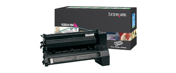 61156-2420 Lexmark 10B041M Toner cartridge magenta return program, 6.000 pages/5% for Lexmark C 750