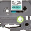 Brother TZE-751 DirectLabel black on green Laminat 24mm x 8m for Brother P-Touch TZ 3.5-24mm/HSE/36mm/6-24mm/6-36mm