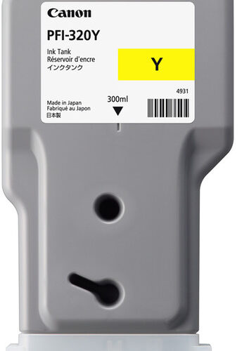 Canon 2893C001/PFI-320Y Ink cartridge yellow 300ml for Canon IPF GP-200/TM-200/TM-255