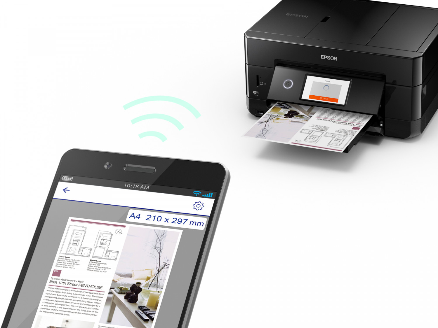 Epson Expression Premium XP-7100 Inkjet A4 5760 x 1440 DPI 32 ppm Wi-Fi