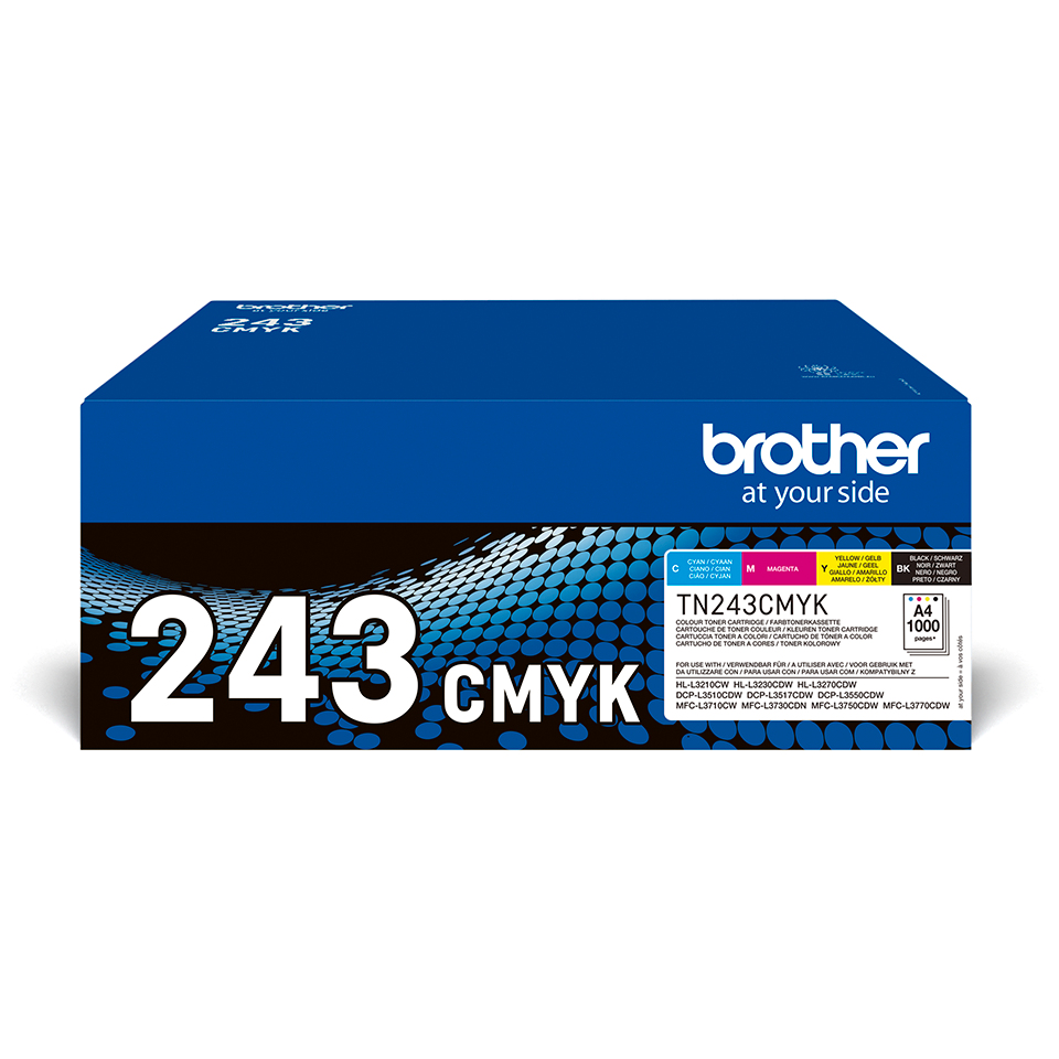628ae6efa7a9e01a88cbfd7ae748693e60aaee0f Brother TN-243CMYK Toner MultiPack Bk,C,M,Y, 4x1.000 pages ISO/IEC 19752 Pack=4 for Brother HL-L 3210