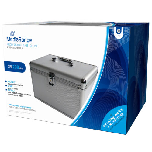 6353460_5715475700 MediaRange BOX75 optical disc case Box case 200 discs Silver